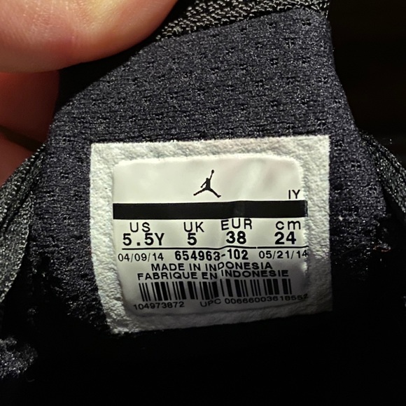 Jordan 14 Retro Black Toe 2014 GS